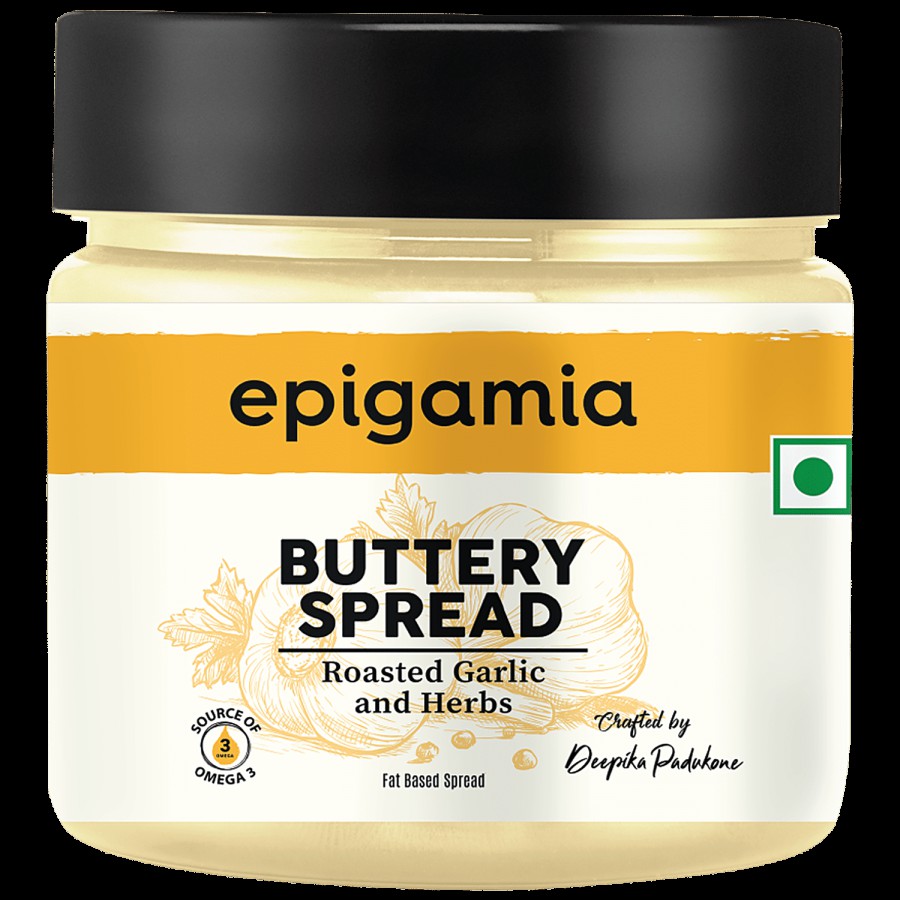 Epigamia  Buttery Spread With Roasted Garlic & Herbs - Omega 3 Rich