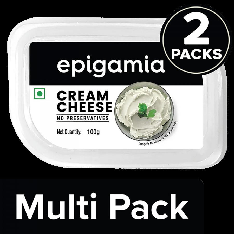 Epigamia  Cream Cheese - No Preservatives