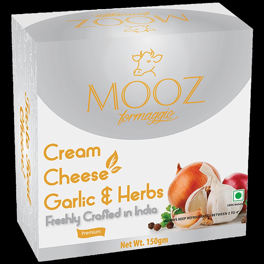 MOOZ Garlic & Herbs Cream Cheese