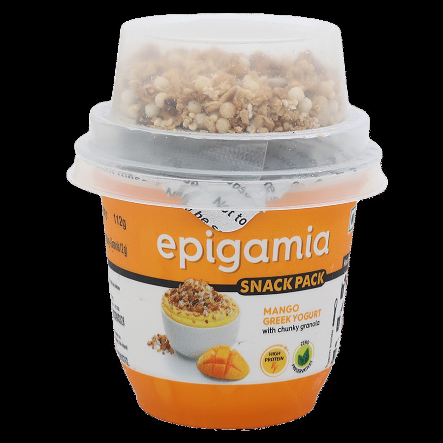 Epigamia  Greek Yogurt - Mango with Chunky Granola