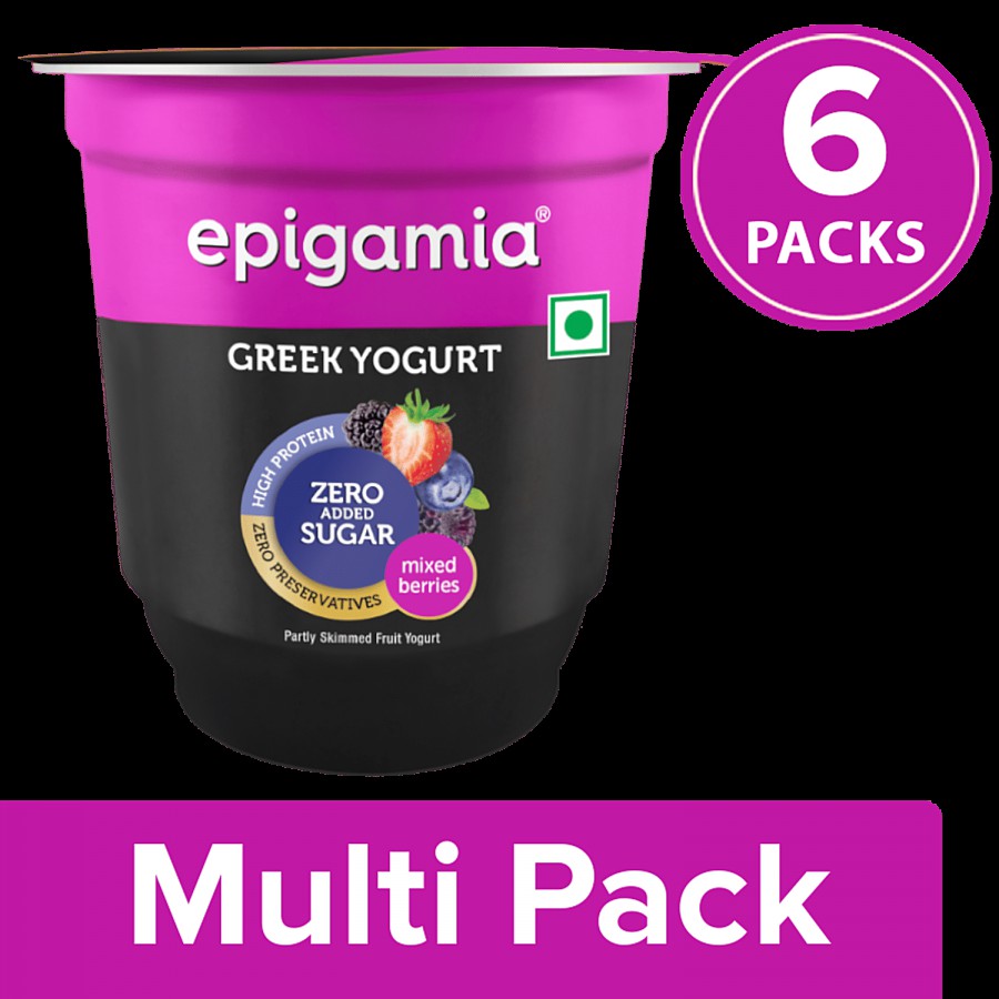 Epigamia  Greek Yogurt - Mixed Berry