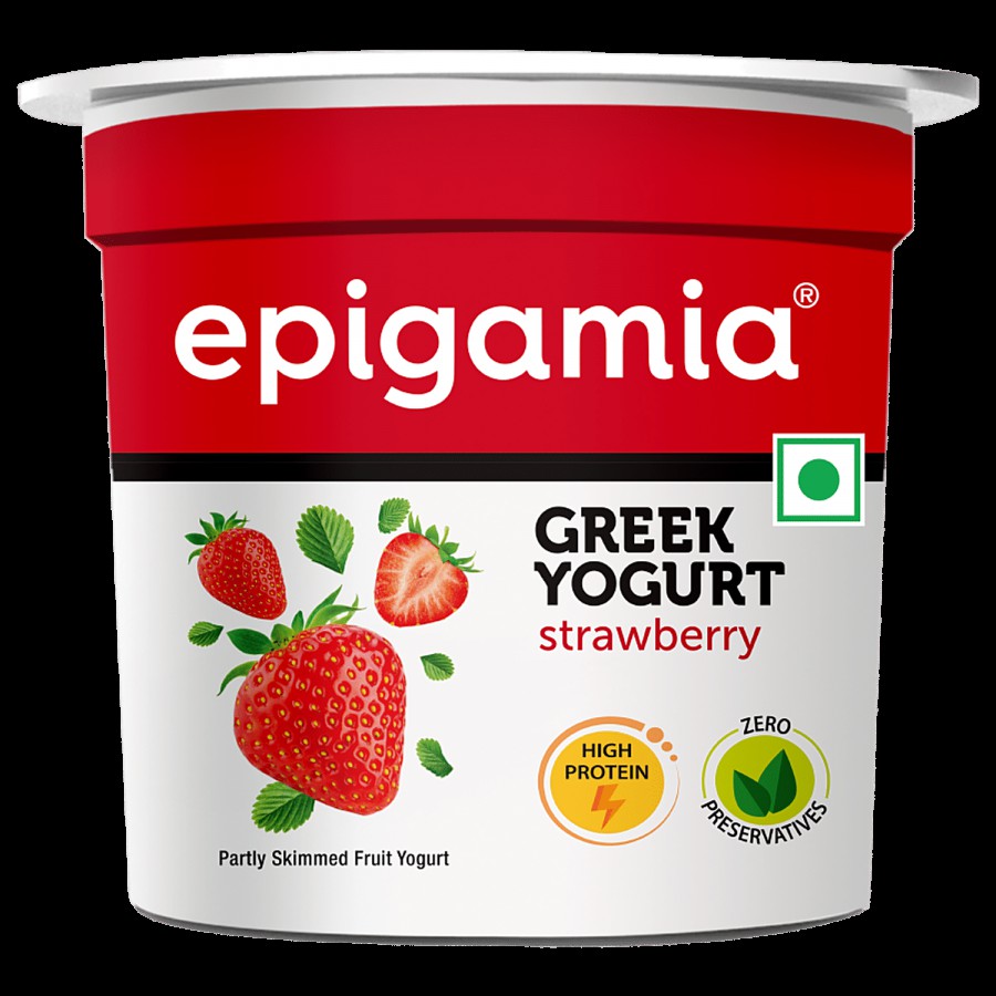 Epigamia  Greek Yogurt - Strawberry