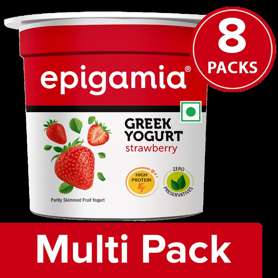 Epigamia  Greek Yogurt - Strawberry