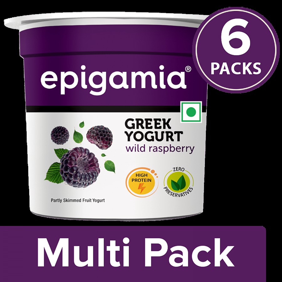 Epigamia  Greek Yogurt - Wild Raspberry