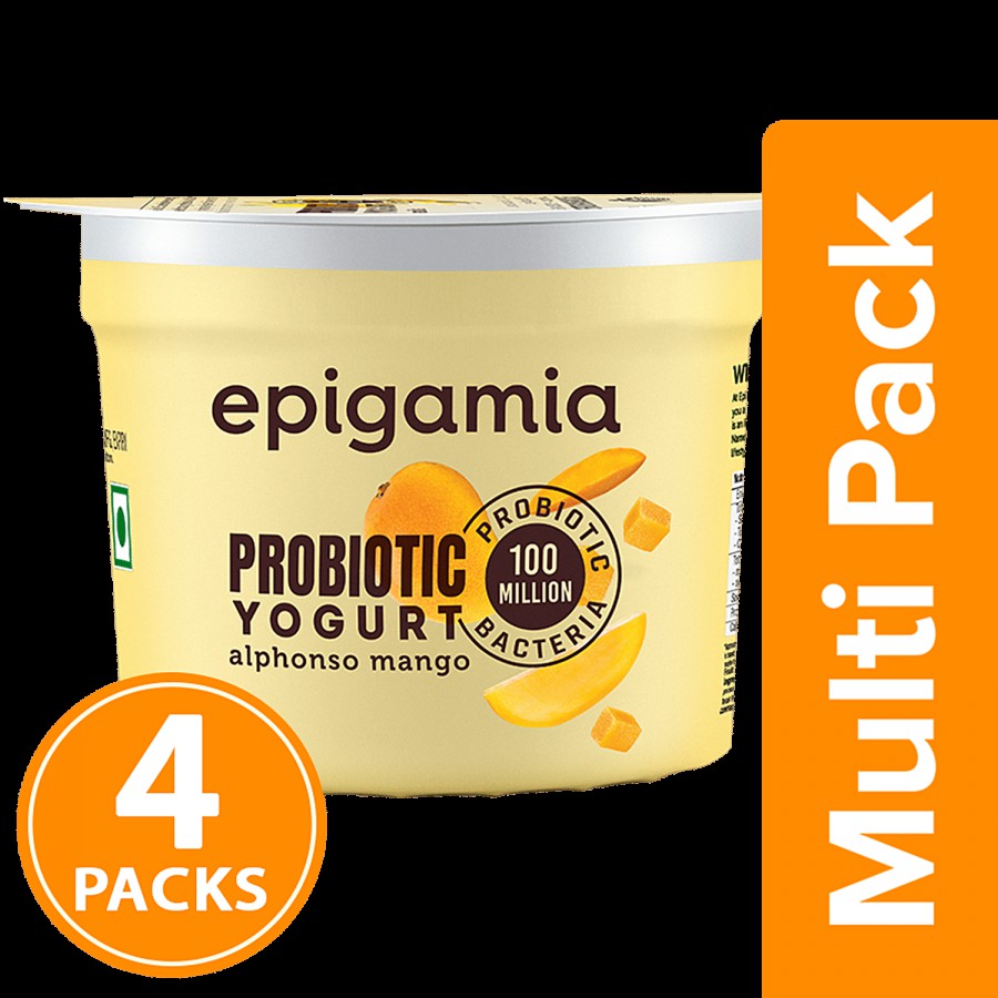 Epigamia  Probiotic Yogurt - Alphonso Mango