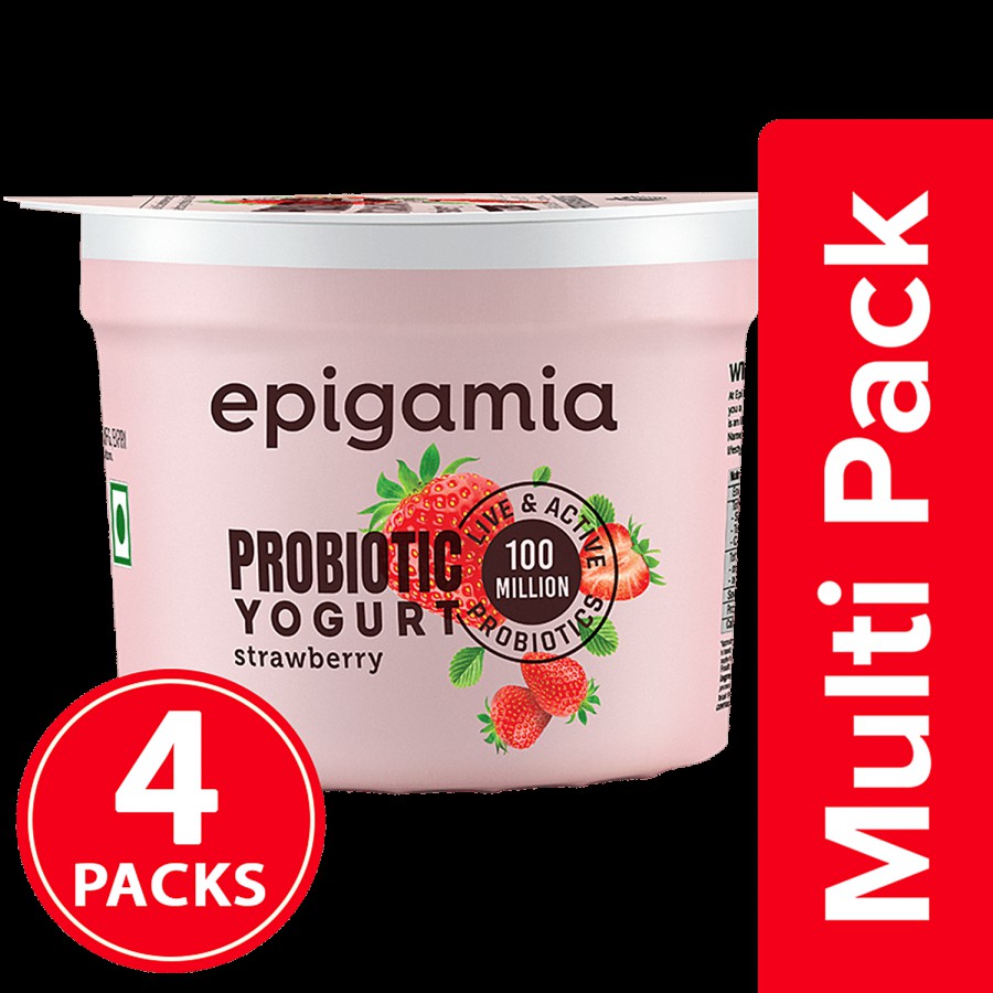 Epigamia  Probiotic Yogurt - Strawberry