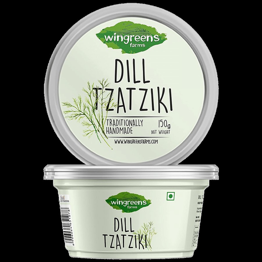 Wingreens Farms Dill Tzatziki Dip - Yoghurt Based