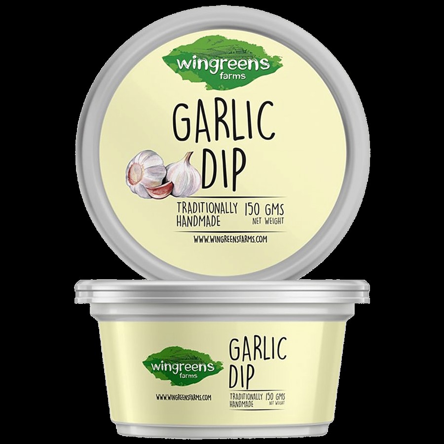 Wingreens Farms Garlic Dip - Yoghurt Based