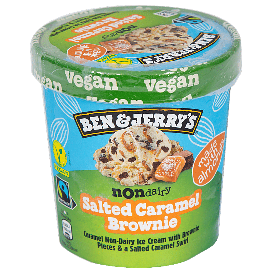 BEN & JERRY'S Salted Caramel Brownie Ice Cream - Non Dairy