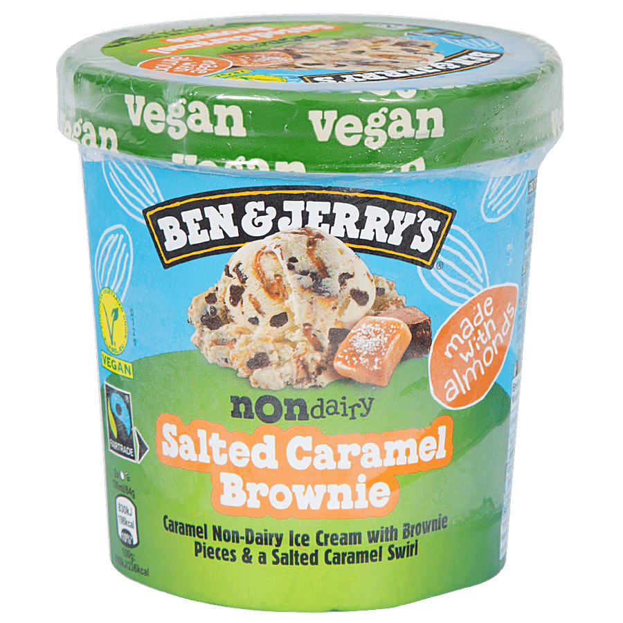 BEN & JERRY'S Salted Caramel Brownie Ice Cream - Non Dairy