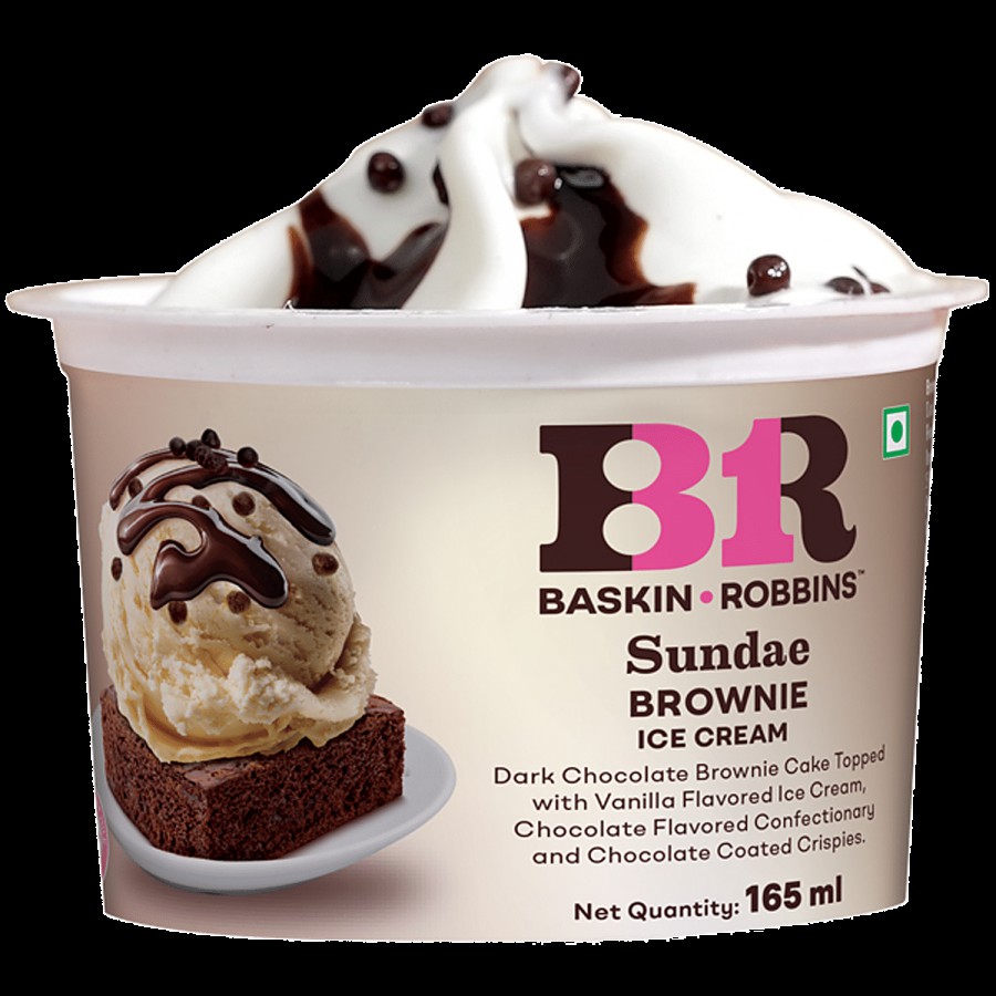 Baskin Robbins Brownie Sundae Ice Cream