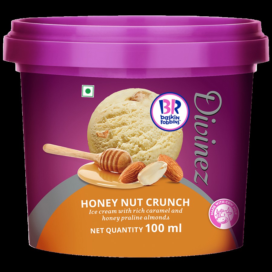 Baskin Robbins Honey Nut Crunch Ice Cream