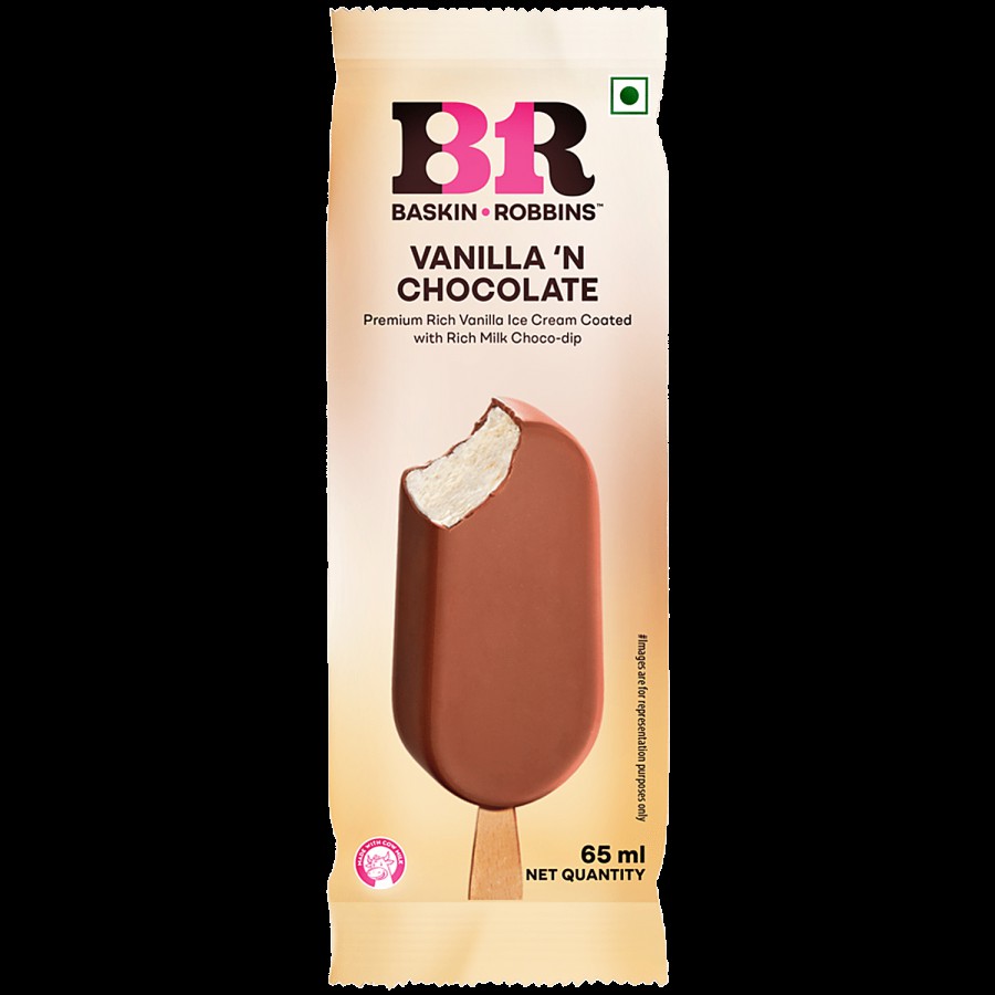 Baskin Robbins Ice Cream Bar - Vanilla & Chocolate