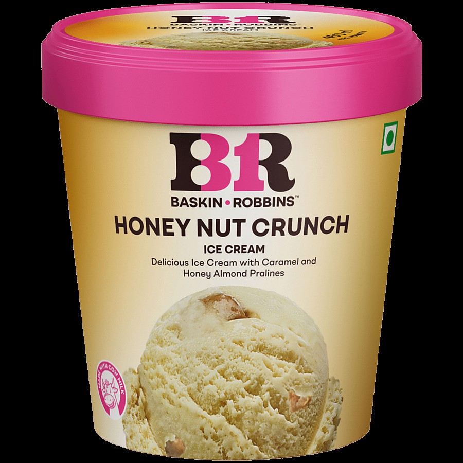 Baskin Robbins Ice Cream - Honey Nut Crunch