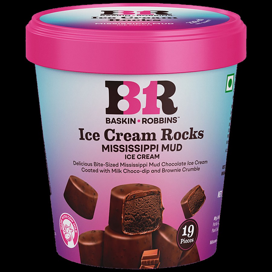 Baskin Robbins Ice Cream Rocks Mississippi Mud