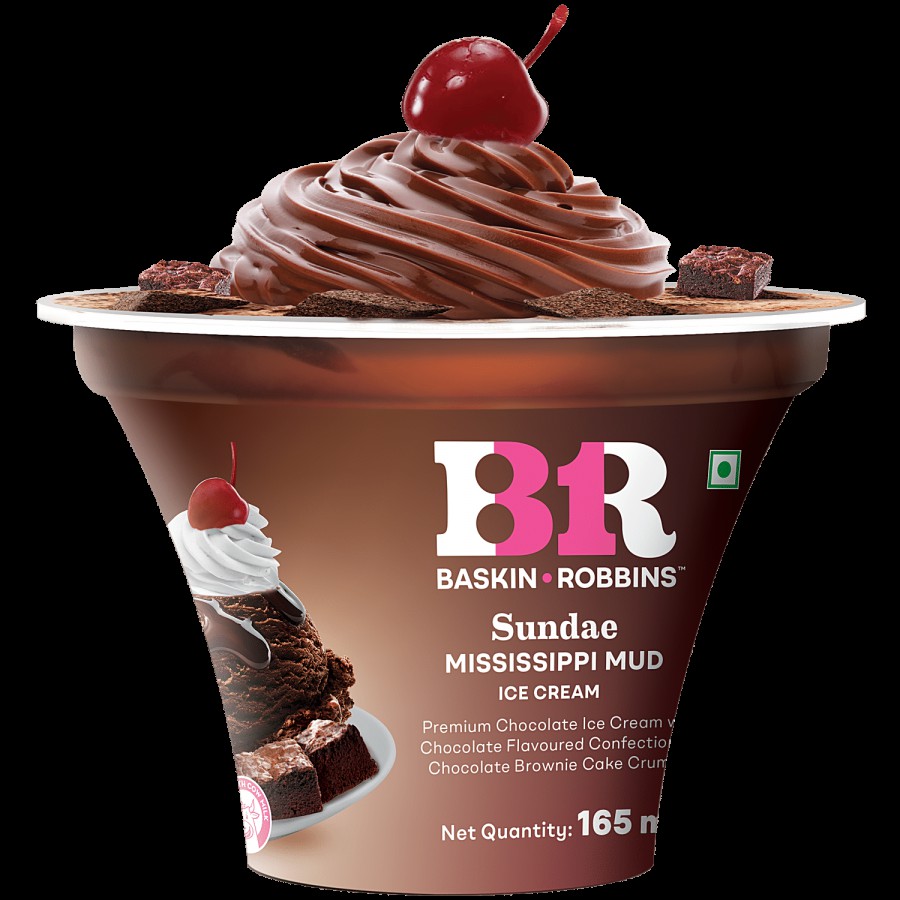 Baskin Robbins Ice Cream Sundae - Mississippi Mud