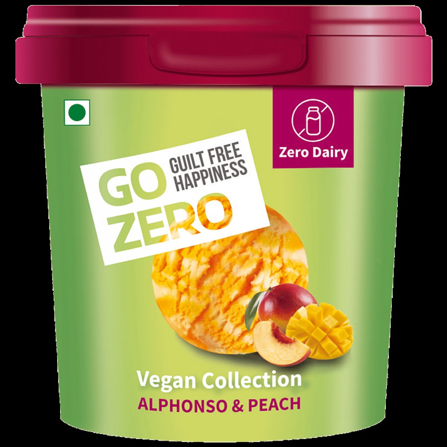 Go Zero Vegan Alphonso & Peach - Frozen Dessert