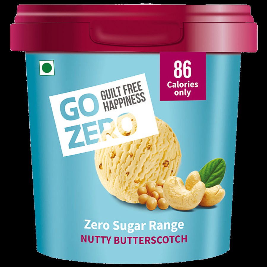 Go Zero Zero Sugar Ice Cream - Nutty Butterscotch