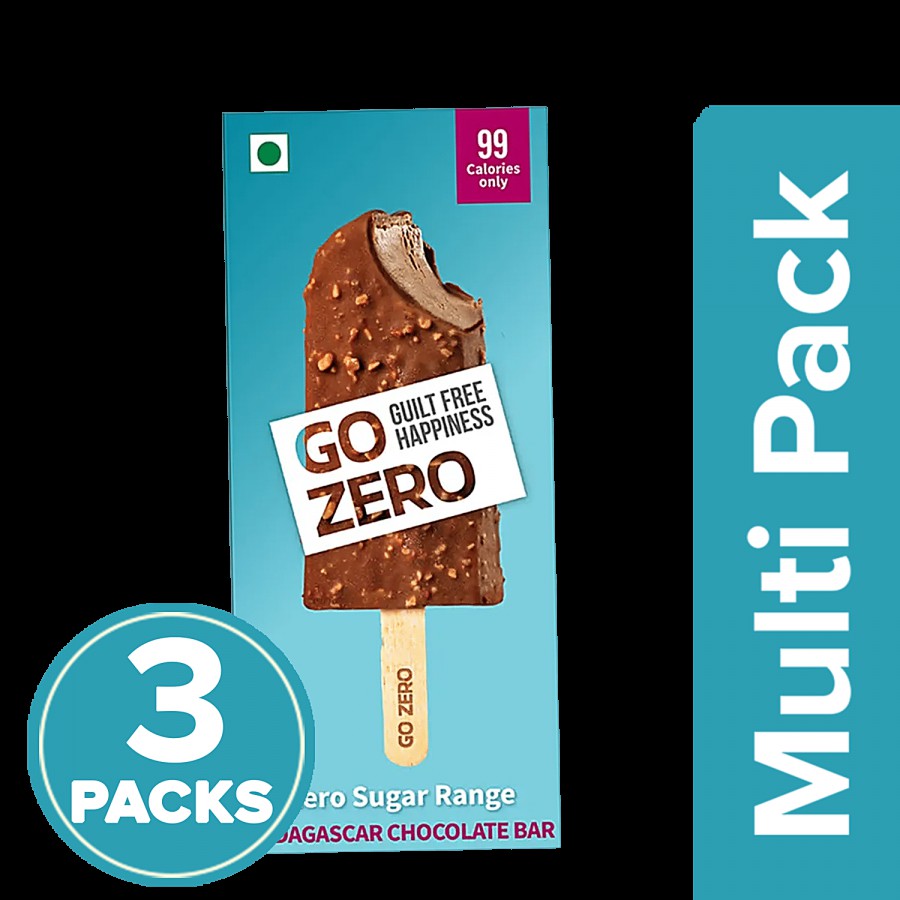 Go Zero Zero Sugar Range Madagascar Chocolate Bar