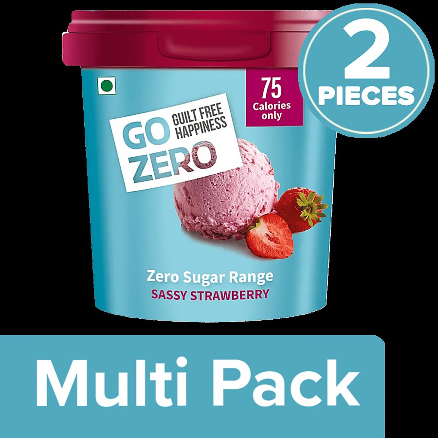 Go Zero Zero Sugar Range Sassy Strawberry Ice Cream