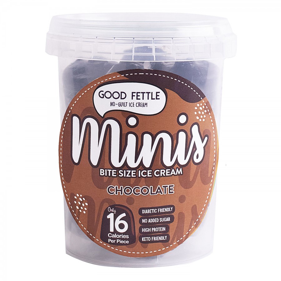 Good Fettle Minis Bite Size Ice Cream - Chocolate