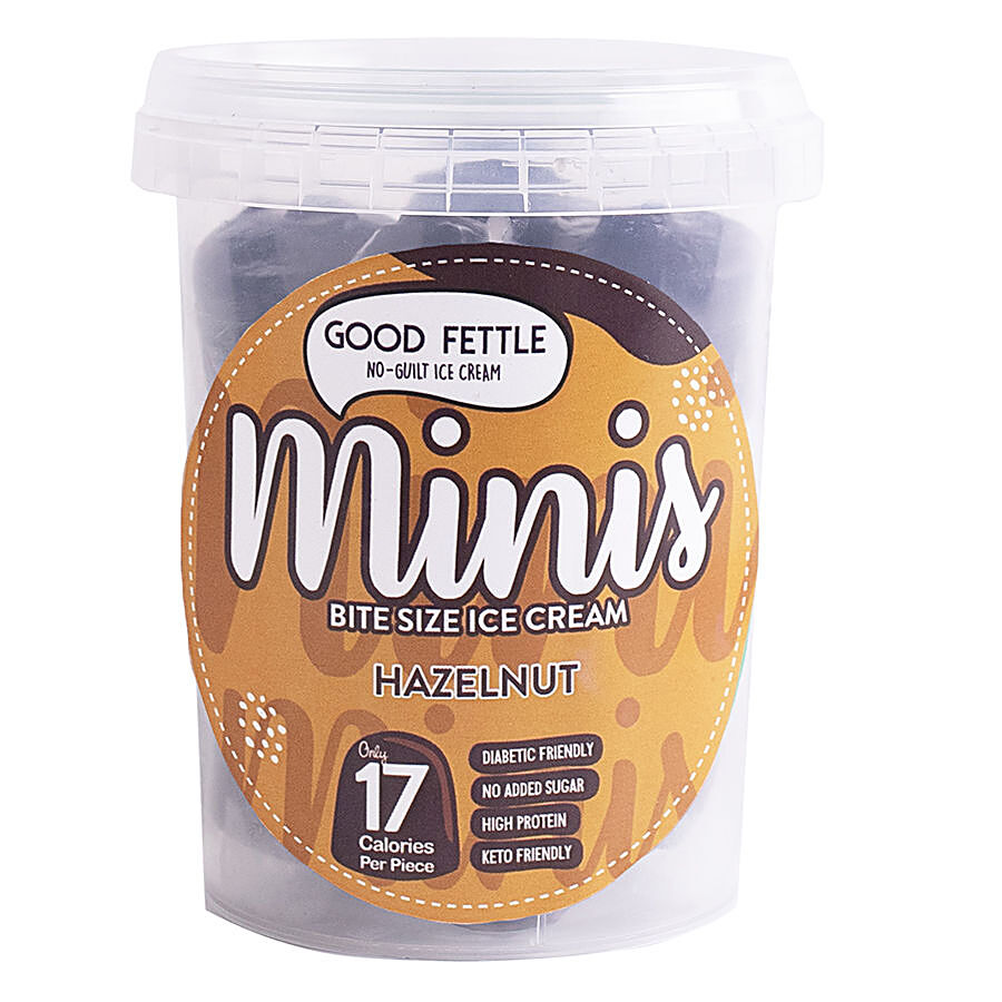 Good Fettle Minis Bite Size Ice Cream - Hazelnut