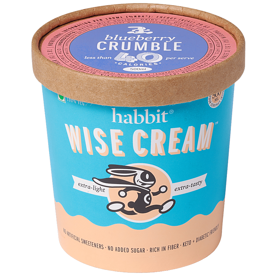 Habbit Wise Cream - Blueberry Crumble