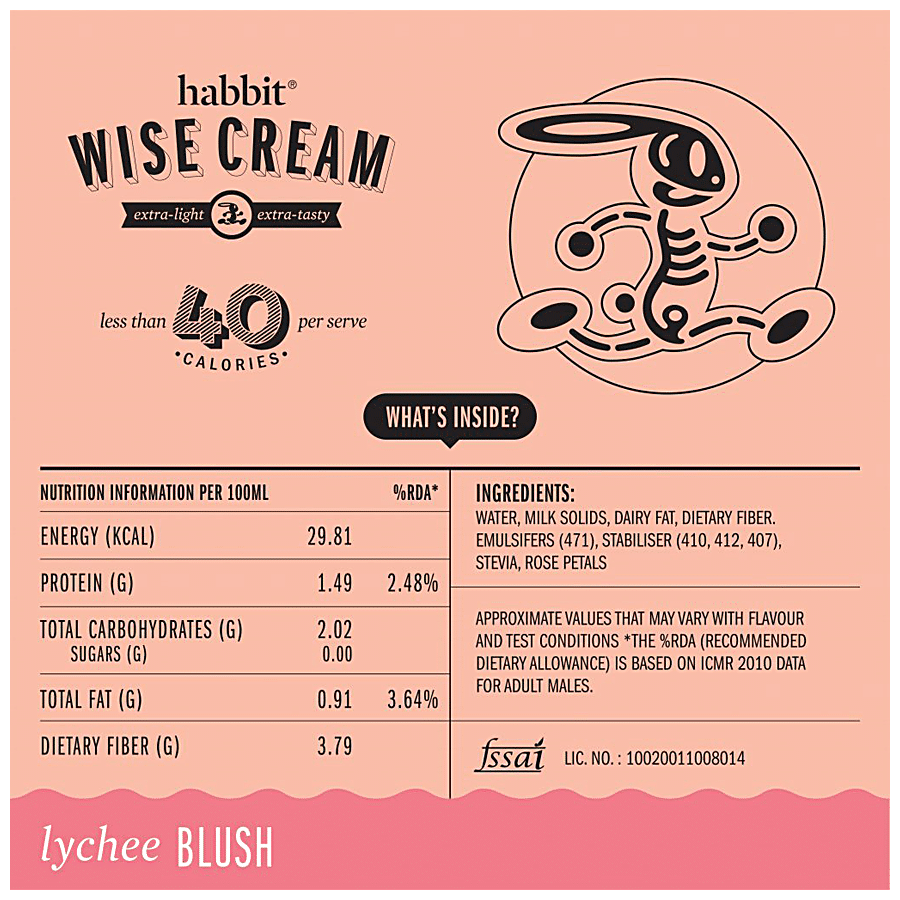 Habbit Wise Cream - Lychee Blush