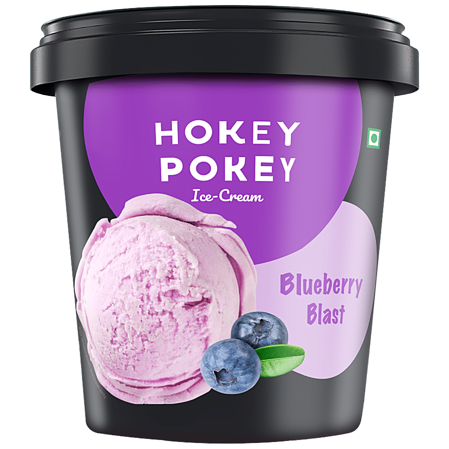 Hokey Pokey Ice Cream - Blueberry Blast