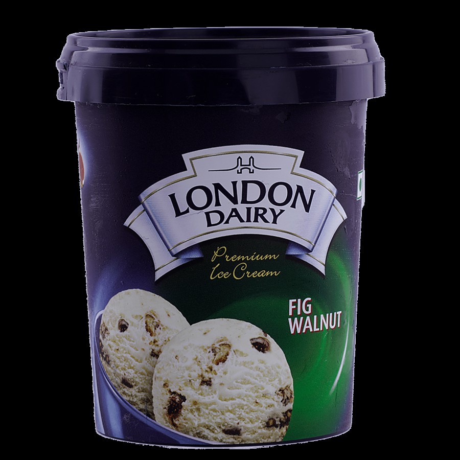 London Dairy Premium Ice Cream - Fig Walnut