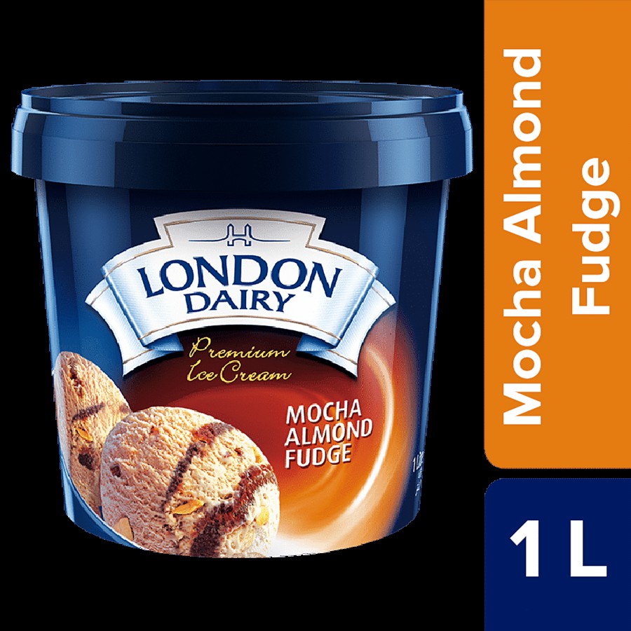 London Dairy Premium Ice Cream - Mocha Almond Fudge