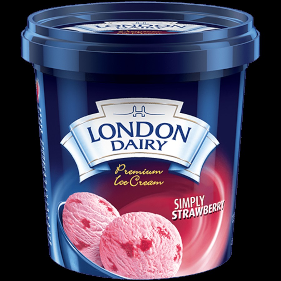 London Dairy Premium Ice Cream - Simply Strawberry