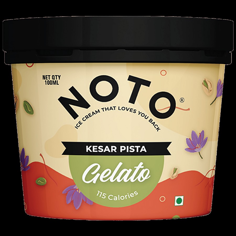 Noto Ice Cream Kesar Pista Gelato Ice Cream