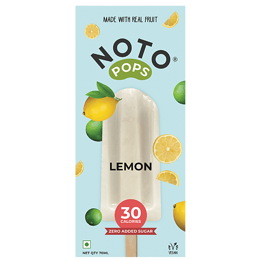 Noto Ice Cream Lemon Pop Ice Cream - Made With Real Fruit