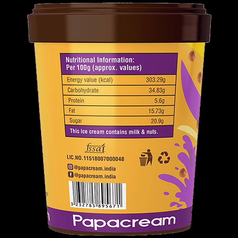 PAPACREAM Ferro Crunch Ice Cream