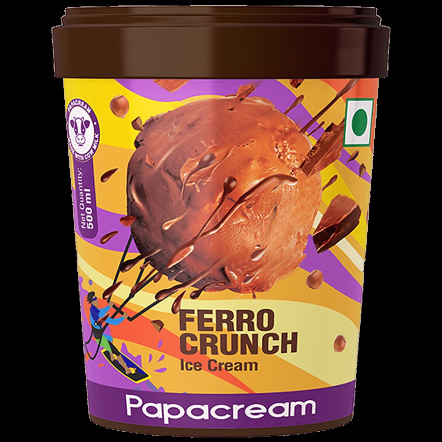 PAPACREAM Ferro Crunch Ice Cream