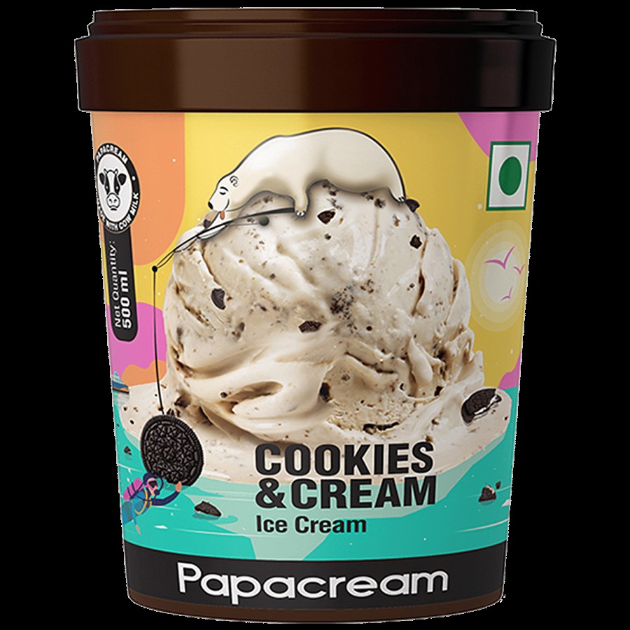 PAPACREAM Ice Cream - Cookies & Cream