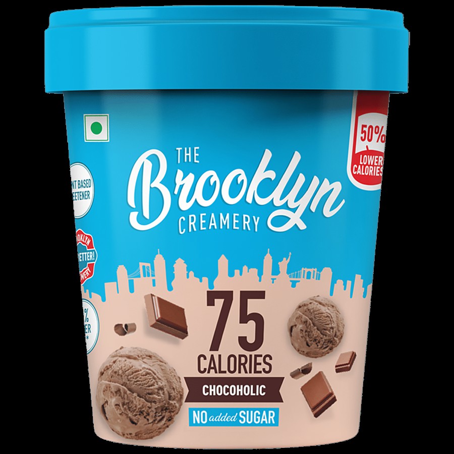 THE BROOKLYN CREAMERY Chocoholic Ice Cream - No Added Sugar