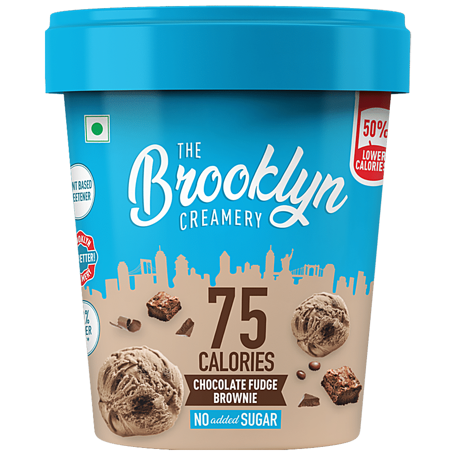 THE BROOKLYN CREAMERY Chocolate Fudge Brownie Ice Cream