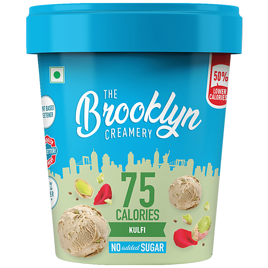 THE BROOKLYN CREAMERY Kulfi Ice Cream - No Added Sugar