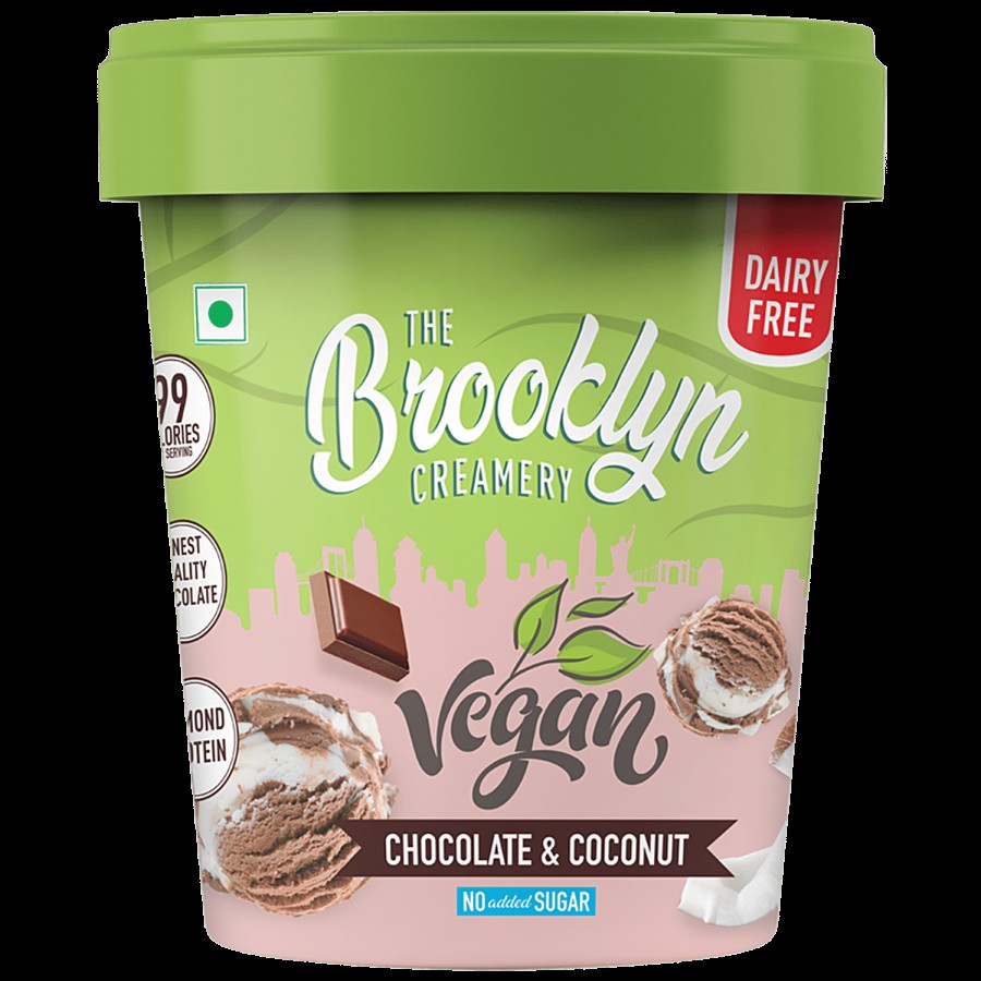 THE BROOKLYN CREAMERY Vegan Chocolate & Coconut Ice Cream