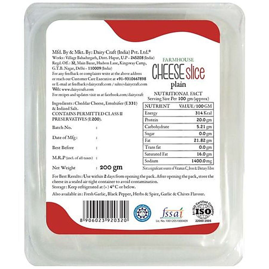 Dairy Craft Cheese - Slice