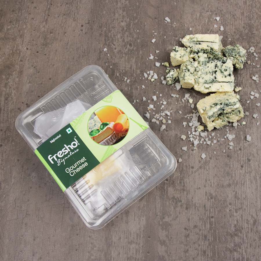 Fresho Signature Danish Blue Wheel Cheese - Diced