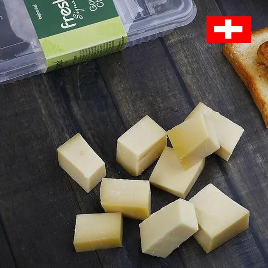 Fresho Signature Swiss Gruyere Cheese - Diced