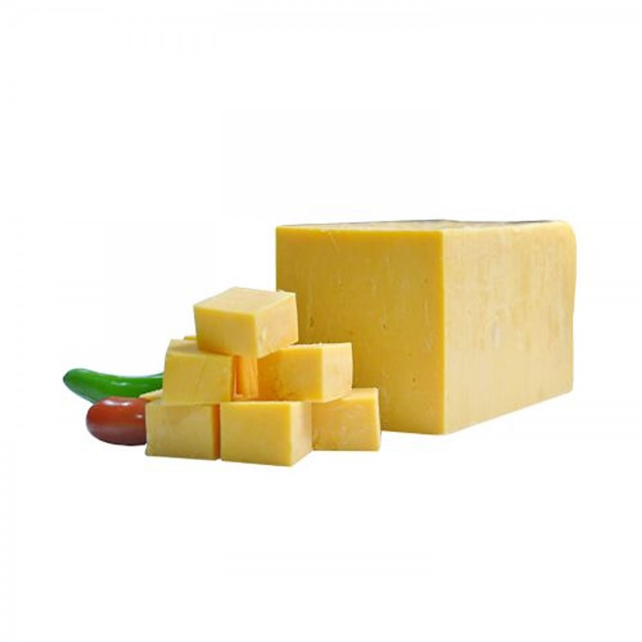 Fresho Signature Yellow Cheddar Cheese Block - Diced