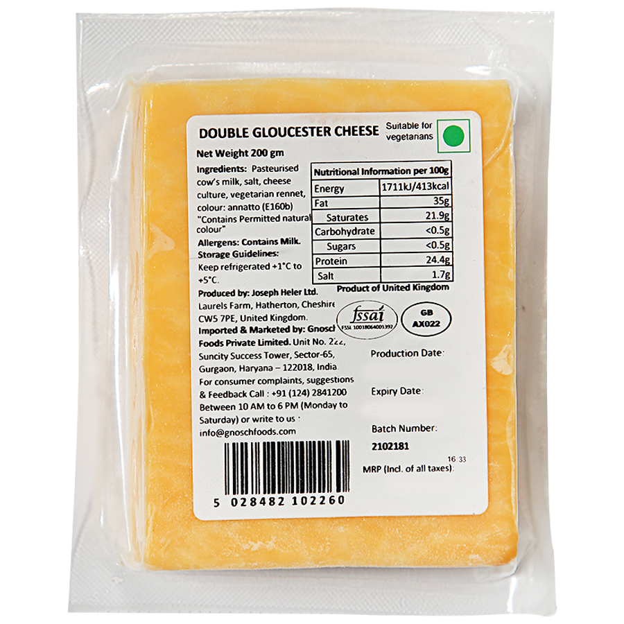 Joseph Heler Double Gloucester Portion Cheese