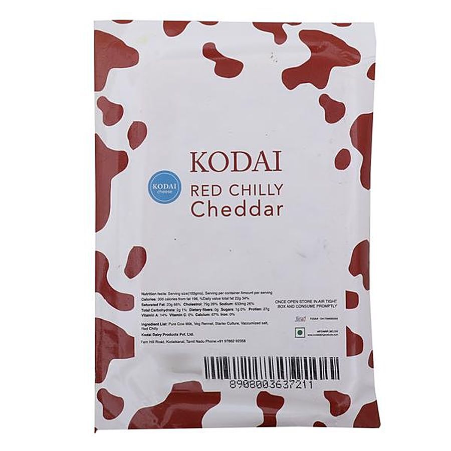 KODAI CHEESE Cheddar Cheese - Red Chilly