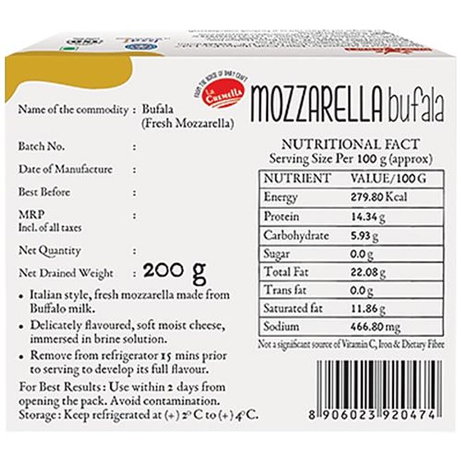 La Cremella Bufala Mozzarella Cheese