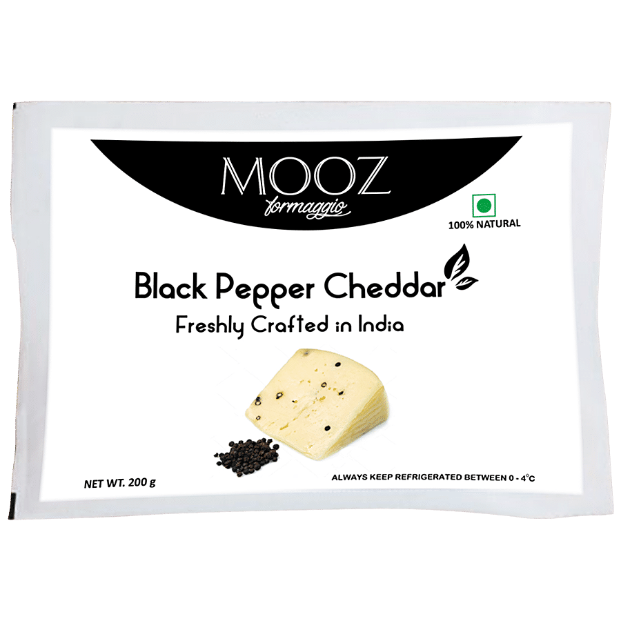 MOOZ Black Pepper Cheddar Cheese