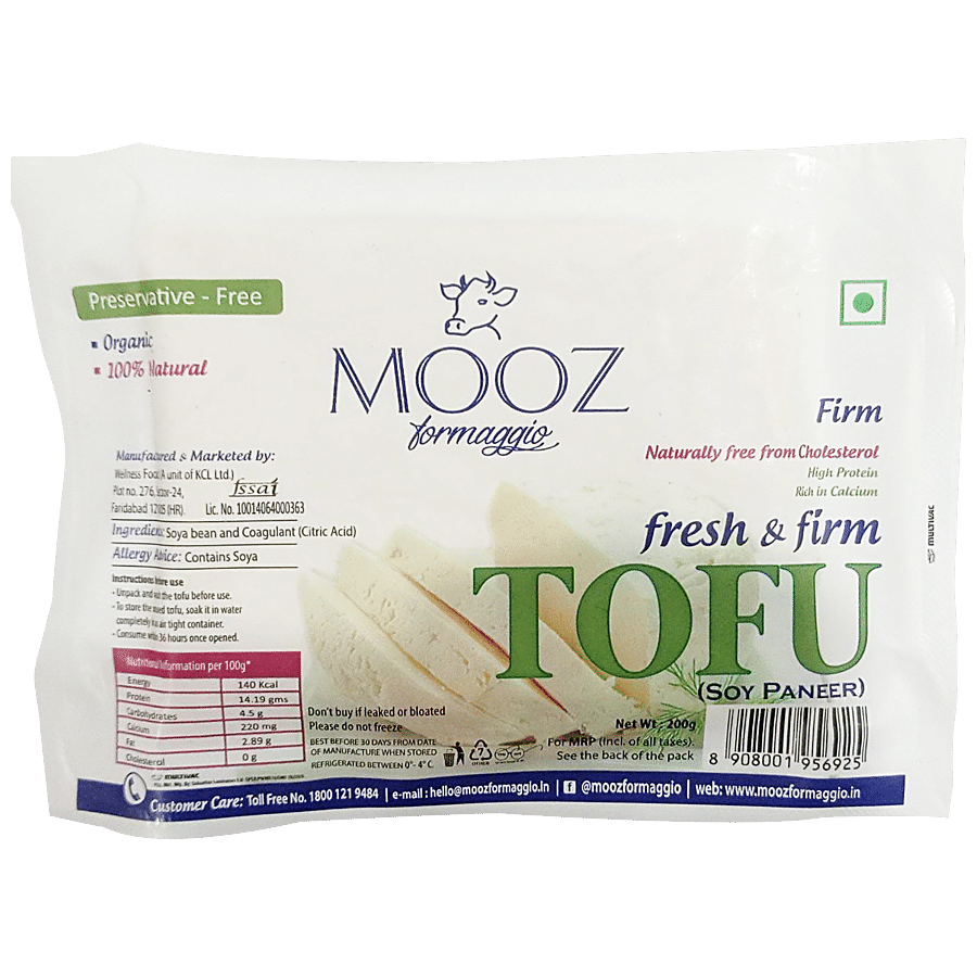 MOOZ Fresh & Firm Organic Tofu/ Soy Paneer